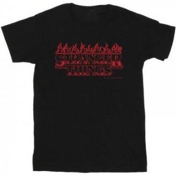 Stranger Things Flames Youth Tee