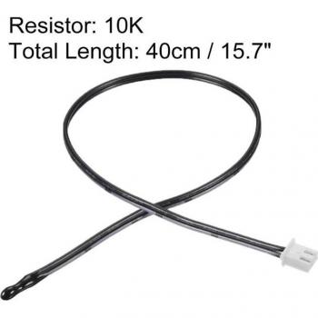 Sensor NTC de temperatura 100 pulgadas, Sonda epoxi para sistemas de aire acondicionado, 20 Uds
