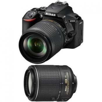 Camera Nikon D5600 + 18‑105 mm VR + 55‑200 mm VR II – Garanzia 3 Anni