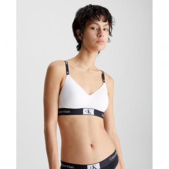 Calvin Klein BH CK96 String Bralette Weiß Baumwolle Medium Damen