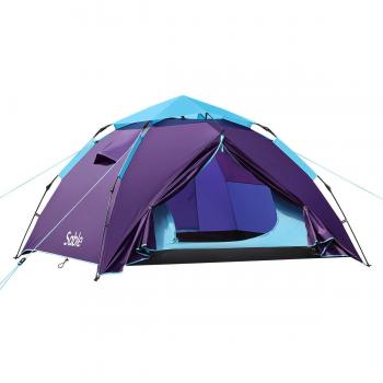 Sable Kuppelzelt 3–4 Personen – Schnelles Aufbauen, wasserdichtes Outdoor-Zelt
