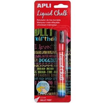 Marqueur liquide effaçable rouge 5,5 mm