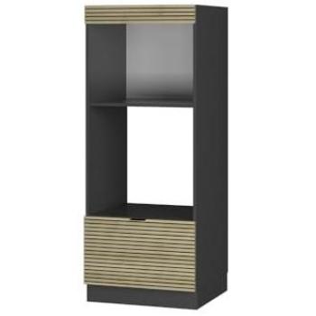 Fame-Line Mobiletto Microonde Quercia 60 cm Aperto Vicco