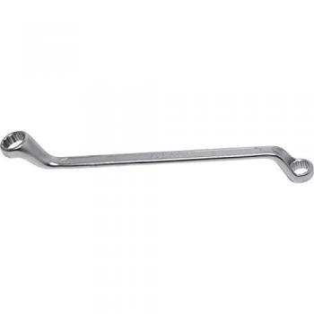 Chiave a doppio anello con gomito strettissimo 14 mm x 17 mm