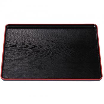 Lacquerware Longa Bandeja Negra Kappo Wakaizumi