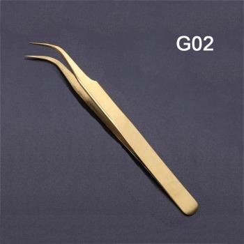 Premium Gold Eyelash Curler and Nail Decor Picker