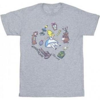 Alice In Wonderland Girls' Cotton T-Shirt