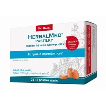 Dr. Weiss HerbalMed pastilky pro úlevu při rýmě 24+6