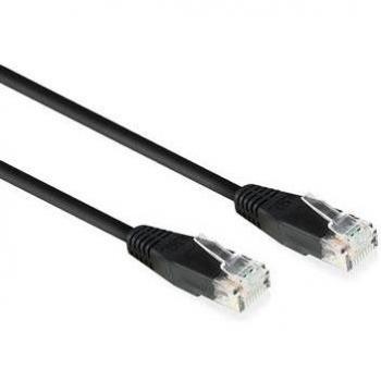 Câble réseau ACT 2 m Cat6 U/UTP Noir