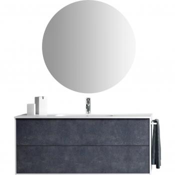 Mueble de baño moderno AQA DESIGN 4 piezas azul piedra