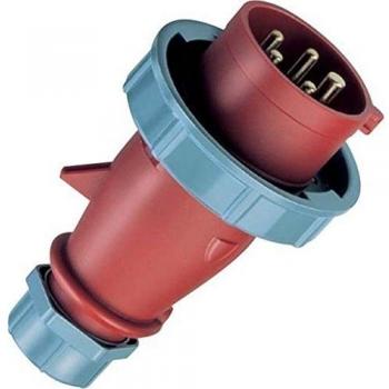 32A Red CEE Connector 5-Pin 6h 400V