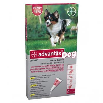 Puppy Shield Advantix Spot-on 250/1250 10-25 kg