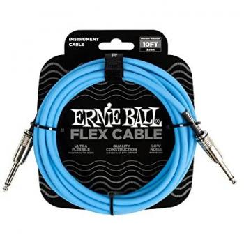 Ernie Ball Flex Kabel 10 Fuß Blau