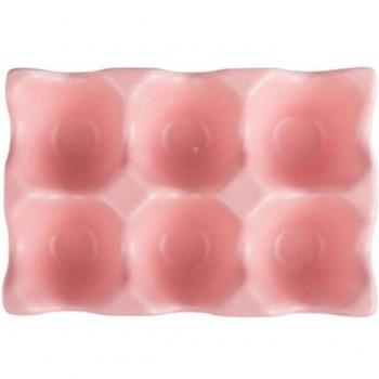 6-Compartment Multicolor Egg Organizer