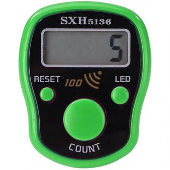 Compteur à doigts LED, affichage LCD 0‑999 99, plastique ABS