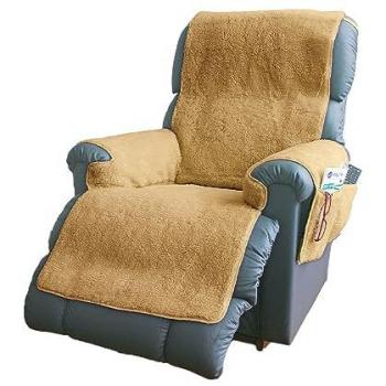 WarmNest Fleece Reclining Cover with Integrated Pockets