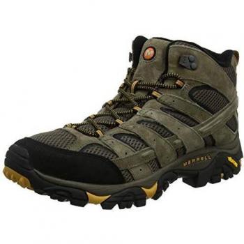 Merrell Herren Moab 2 Vent MID Wanderstiefel, Braun, 41.5 EU