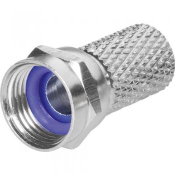 TRU COMPONENTS F Connector with O-Ring for 6.8 mm Cable