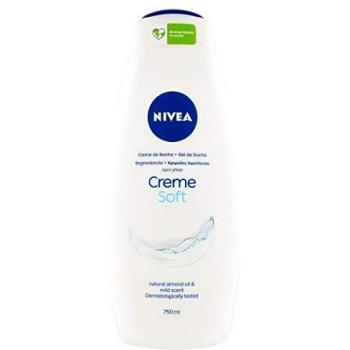 750ml Nivea creme soft natural almond oil & mild sent Dermatologically tested