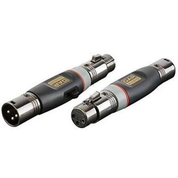 XLR 3‑Pin Reverse Phase Adapter with Switch
