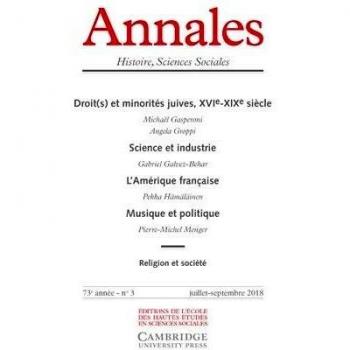 Annales Histoire Sciences Sociales 2018/3