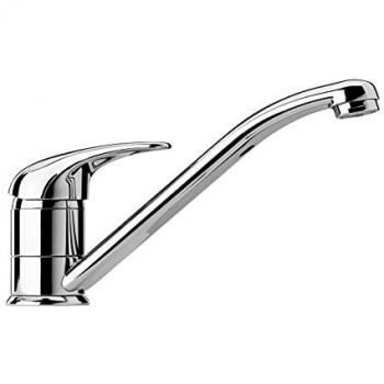 RUBINETTO MISCELATORE CROMATO CASA CUCINA LAVABO COMPLETO KIT MONTAGGIO JH-8064