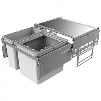 Naber Mülleimer Cox Base 360 R/600-2 mit 45 Liter Volumen