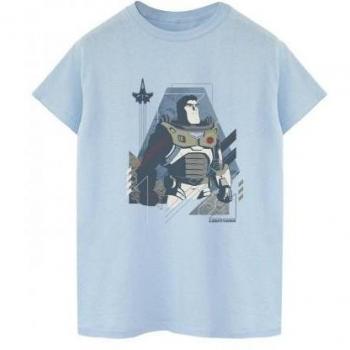 Disney Lightyear Cosmic Glow Boyfriend Shirt – Women’s XL (White)