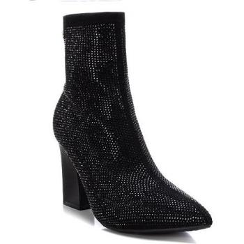 Xti para mujer. 14210201-NEGRO Botines 142102 negro -altura tacón: 8cm