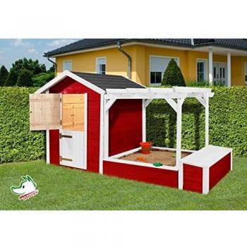 Tabaluga Spielplatz Abenteuer-Set, rot/weiss, 21 mm, inkl. Drachenhöhle und Schatztruhe