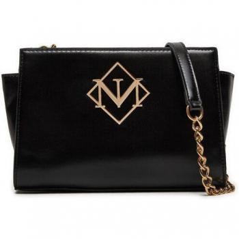 Monnari Schwarz Lederhandtasche