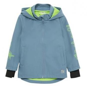 Jungensoftshell Jacket s.Oliver RED LABEL – Regular Fit, Rauchblau, 128