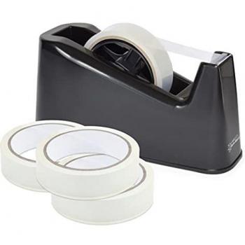 Dévidoir de Ruban Rapesco Noir – 4 rouleaux en boîte