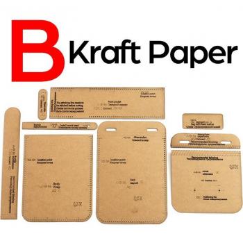 DIY Acryl Vorlage für Gürtel Taschen