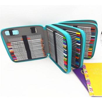 Multi-Functional Colored Pencil Storage Bag