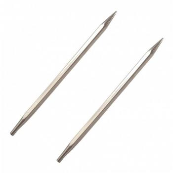 Silver Nova Cubics 4.00mm Interchangeable Knitting Needles