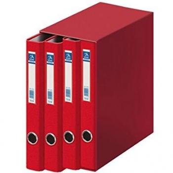 Dohe oficolor Module, 4 Folders, Folio, Red