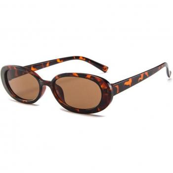 Estilo Retro UV400 Gafas Ovaladas