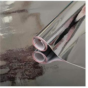 D-C-Fix Self Adhesive Vinyl Film Metallic High Gloss Silver 45cm x 1.5m 347-0003
