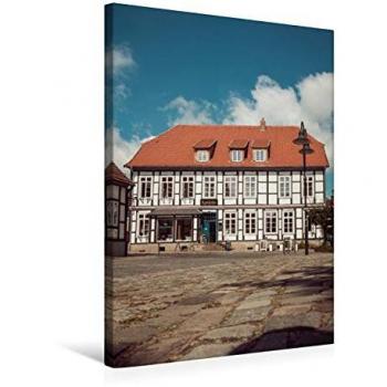 Boutique‑Hotel Klassiker: CALVENDO Textil-Leinwand 50x75 cm, Marlen Rasche Druck