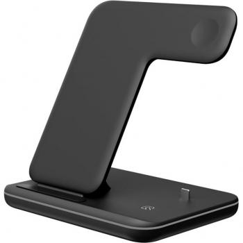Chargeur Multi‑Fonction FDGAO 15W 3-en-1 – Qi iPhone, AirPods & Apple Watch