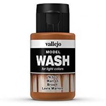 Vallejo Modellbau-Waschfarbe, 35 ml, Braun