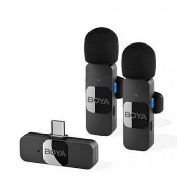 Microfono Lavalier BOYA BY-V20 Dual Wireless Omnidirezionale