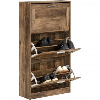Zapatero Organizador con 3 solapas y tamaño 60 x 23 x 115 cm