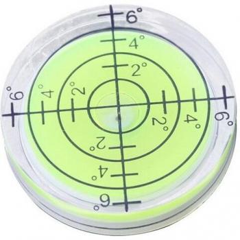 Junejour 1pcs 32*7MM Round Level Bubble Accessory