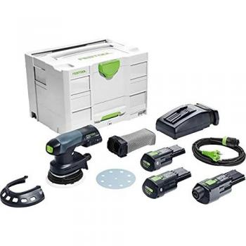 Festool Ponceuse excentrique à batterie ETSC 125 Li 3,1 I-Set