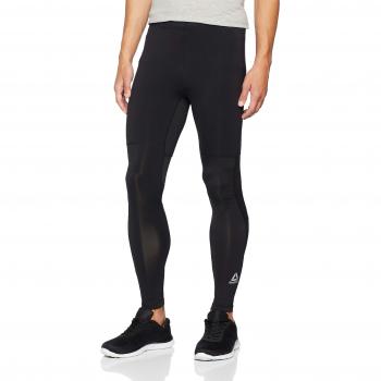 Reebok Run Tight Mallas para Hombre, Negro, L