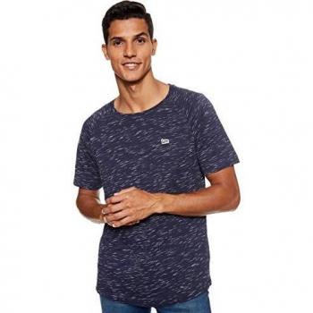Lee Trend Fit Tee, Bleu (Midnight Navy), Homme X-Large