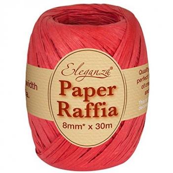 Raffia Red String 8mm by 30m