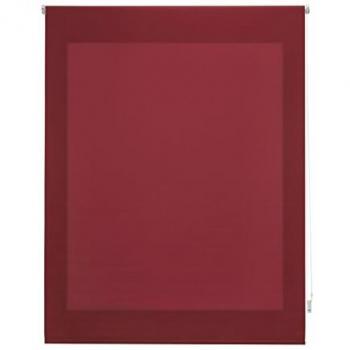 Estor de ventana rojo burdeos, fácil instalación